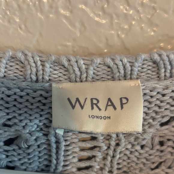 Wrap London Light blue Cable Knit Sweater - Picture 3 of 5
